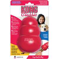Kong Kong hond Classic rubber extra large, rood.