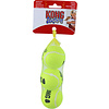 Kong Kong hond Squeakair met piep medium, net à 3 tennisballen.