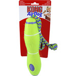 Kong Kong hond Air Dog stick met touw en piep, large.