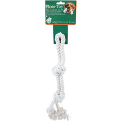 Boon floss-toy halter wit, small.