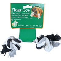 Boon floss-toy zwart/wit, small.