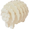 Boon hondenspeelgoed snack toy rubber schaap wit, 8 cm.