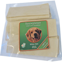 Boon kauwplezier Boon white chips, 200-220 gram.
