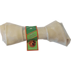 Boon kauwplezier Boon knoopkluif wit 16 cm, met banderol.