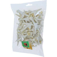 Boony Natuurlijke Snacks Boon Natuurlijke Snack kip, kippenpoten gepoft zak a 500 gram.