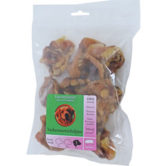 Boony Natuurlijke Snacks Boon Natuurlijke Snack varken, varkensoorschelpjes, zak a 250 gram.