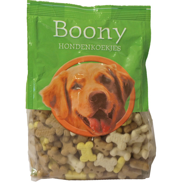 haspel Dictatuur halsband Boony hondenkoek puppy botjes mix vanille, 350 gram. - Dierenspeciaalzaak  Hereba