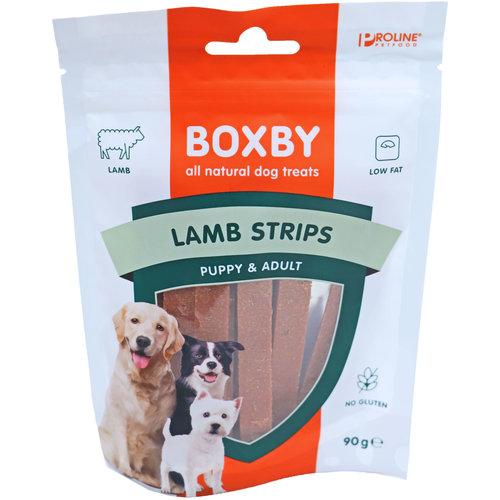 Proline Proline Boxby lamb strips, 90 gram.