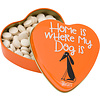 Sanal Sanal hond yeast calcium blik, 60 gram 'Home is where my dog is'.