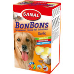 Sanal Sanal hond bonbons schapenvet garlic, 150 gram.
