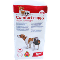 Savic Savic Comfort Nappy nr. 3, 34-48 cm pak a 12 stuks.