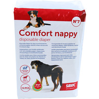 Savic Savic Comfort Nappy nr. 7, 74-84 cm pak a 12 stuks.