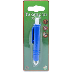 Boon tekenpen kunststof blauw, 9 cm.