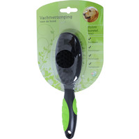 Boon vachtverzorging hond hondenborstel enkel nylon, small.
