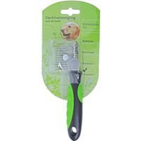 Boon vachtverzorging hond klittenkam fijn L-vorm, 11 tanden.