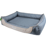 Napzzz Nap'zzz divan waterproof duo grijs/beige, 120x90 cm.