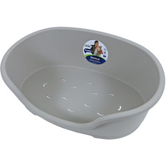 Moderna Moderna plastic hondenmand warmgrijs, 50/60 cm.