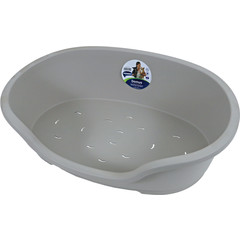 Moderna Moderna plastic hondenmand warmgrijs, 60/70 cm.