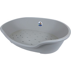 Moderna Moderna plastic hondenmand warmgrijs, 110/123 cm.