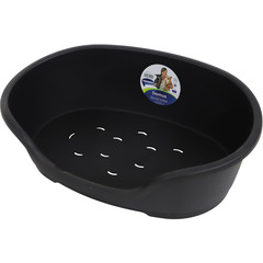 Moderna Moderna plastic hondenmand zwart, 50/60 cm.