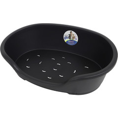 Moderna Moderna plastic hondenmand zwart, 60/70 cm.