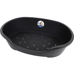 Moderna Moderna plastic hondenmand zwart, 80/90 cm.