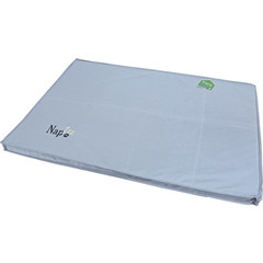 Napzzz Nap'zzz draadkooikussen waterproof grijs, 105x68x5 cm.