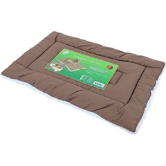 Boon ligkussen Cozy Duo bruin/wit, 88x55 cm.