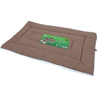 Boon ligkussen Cozy Duo bruin/wit, 120x73 cm.