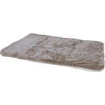 Boon plaid supersoft 2-zijdig taupe/beige, 85x60 cm.