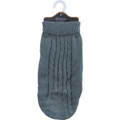 Boony Dog Fashion Boony Dog fashion honden-kabeltrui grijs, 40 cm.