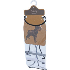 Boony Dog Fashion Boony Dog fashion honden regenjas transparant met reflectie, 45 cm.