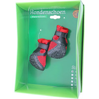 Boony doos à 2 hondenwaterschoen rood/zwart, XS.