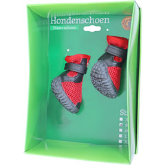 Boony doos à 2 hondenwaterschoen rood/zwart, S.