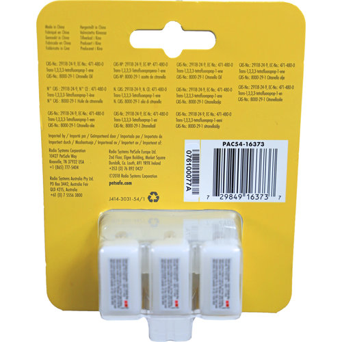 PetSafe PetSafe pak a 3 cartridges, citronella. PAC54-16373