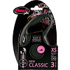 Flexi flexi rollijn CLASSIC cord XS zwart, 3 meter.