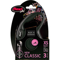 Flexi flexi rollijn CLASSIC cord XS zwart, 3 meter.