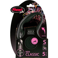 Flexi flexi rollijn CLASSIC cord S zwart, 5 meter.