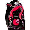 Flexi flexi rollijn CLASSIC cord S rood, 8 meter.