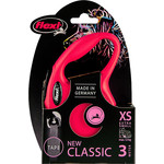 Flexi flexi rollijn CLASSIC tape XS rood, 3 meter.