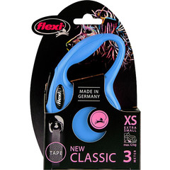 Flexi flexi rollijn CLASSIC tape XS blauw, 3 meter.