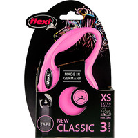 Flexi flexi rollijn CLASSIC tape XS roze, 3 meter.