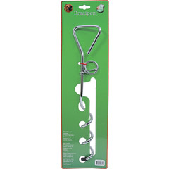 Boon draaipen glans verzinkt, 40 cm.