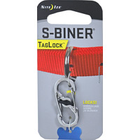 Nite-Ize Nite-Ize S-biner carabiner, zilver.