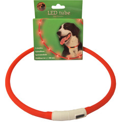 Boon LED tube verstelbaar rood 20-70 cm, USB oplaadbaar.