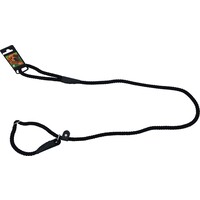 Boon Dog fashion Boon Dog fashion Retrieverlijn met dubbele stop rond 1,0 cm x 150 cm, zwart.