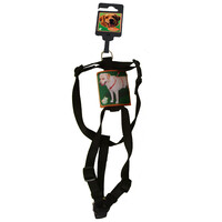 Boon Boon Dog fashion BH-tuig nylon 15 mm x H40-B55 cm, zwart.