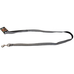 Boon Dog fashion Boon Dog fashion lijn nylon 20 mm x 130 cm, ruit zwart.