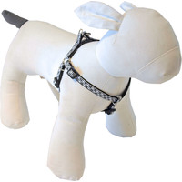 Boon Dog fashion Boon Dog fashion BH-tuig nylon 15 mm x 40-55 cm, ruit zwart.