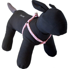 Boon Dog fashion Boon Dog fashion nylon/PVC BH-tuig 20 mm x 55-75 cm, Caledonia roze.